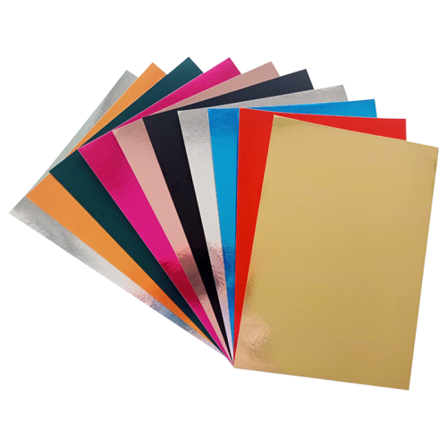 Toptan Metalize Karton 50x70 Karışık Renk 100\'lü