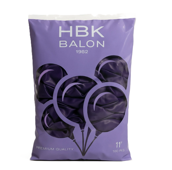 Toptan Pastel 11'' Balon Hbk Mor