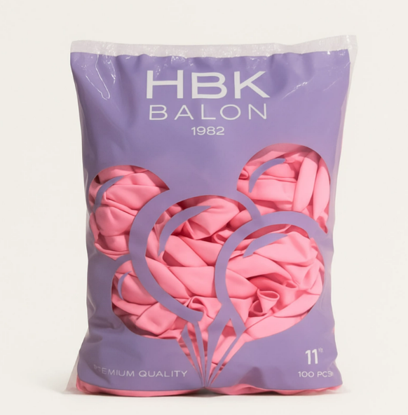 Toptan Pastel 11'' Balon Hbk Şeker Pembe