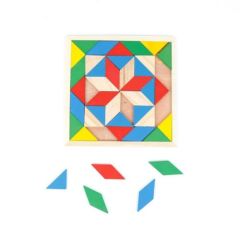 Toptan Ahşap 40 Parça Tangram Seti