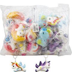 Toptan Squishy Unicorn Anahtarlık