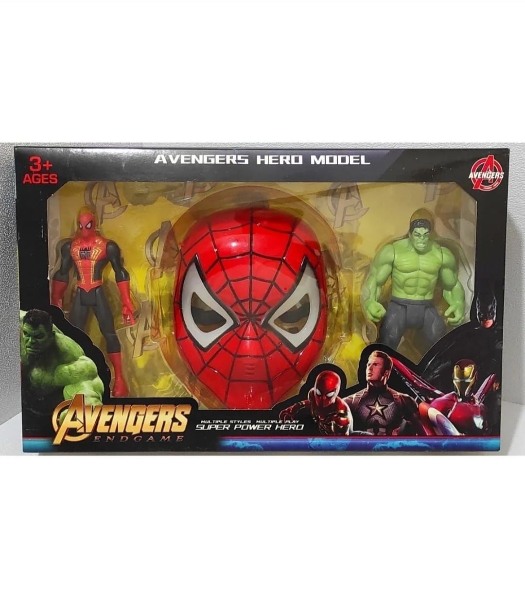 Toptan Avengers Figürlü Maskeli Set
