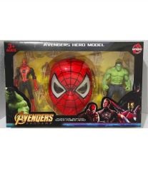 Toptan Avengers Figürlü Maskeli Set