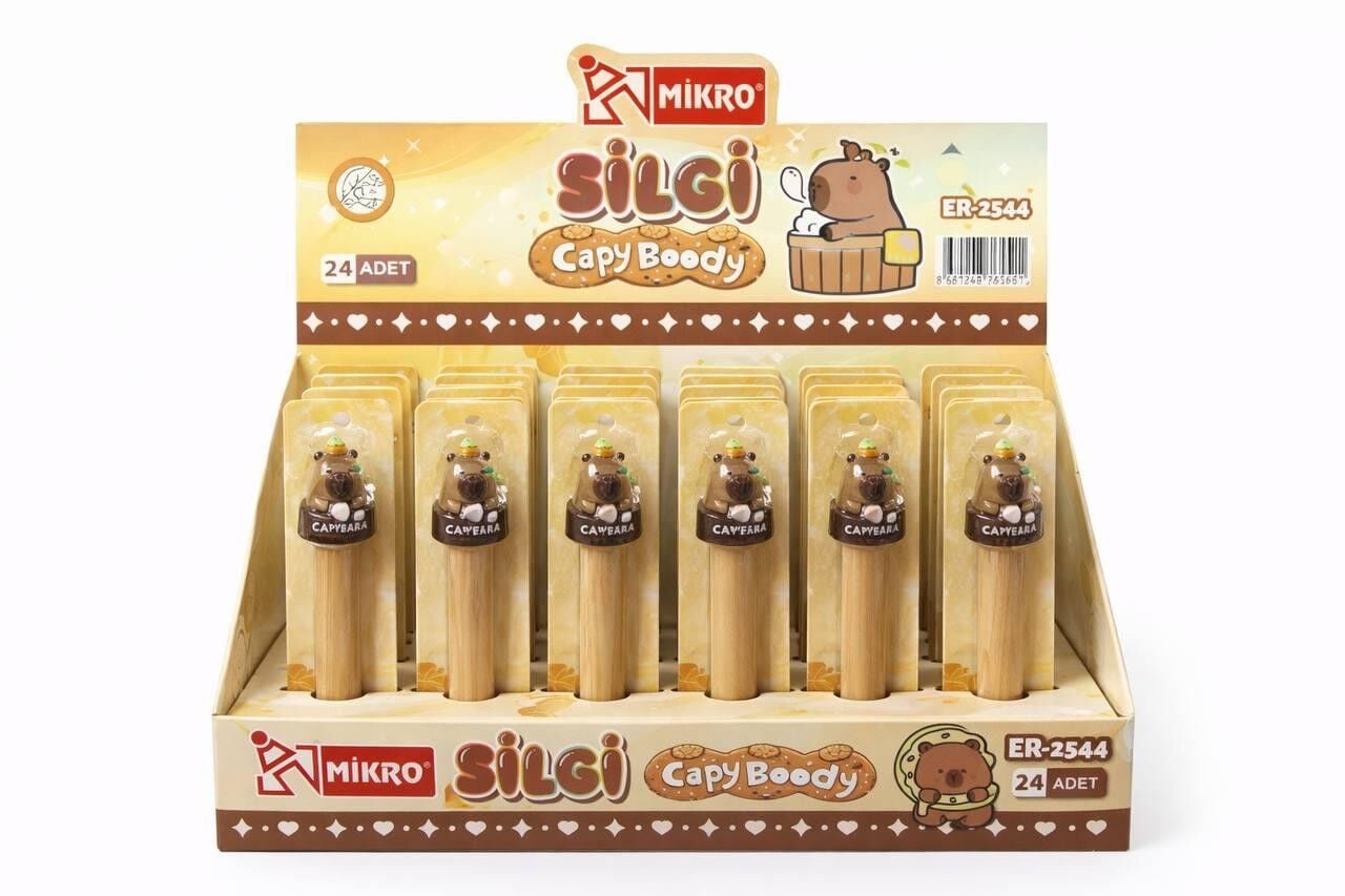 Toptan Mikro ER-2544 Cabybara Figürlü Silgi