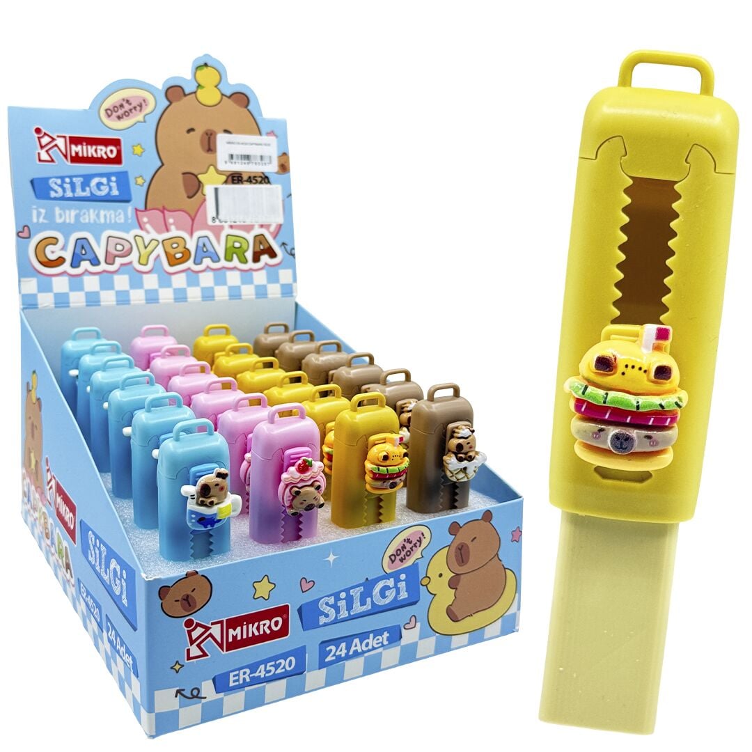 Toptan Mikro ER-4520 Cabybara Sürgülü Silgi