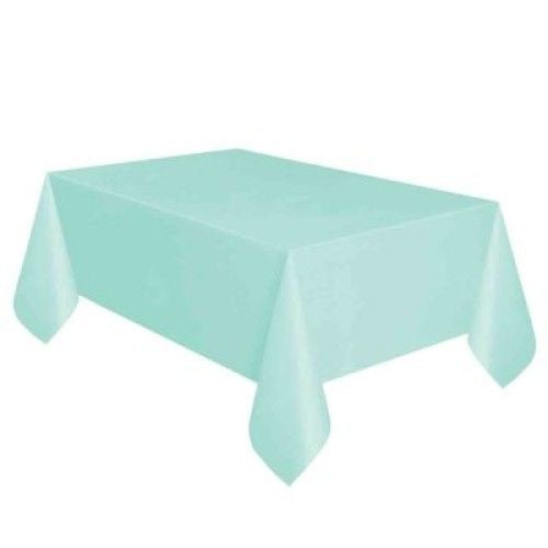 Toptan Mint Yeşili Plastik Masa Örtüsü BÜYÜK