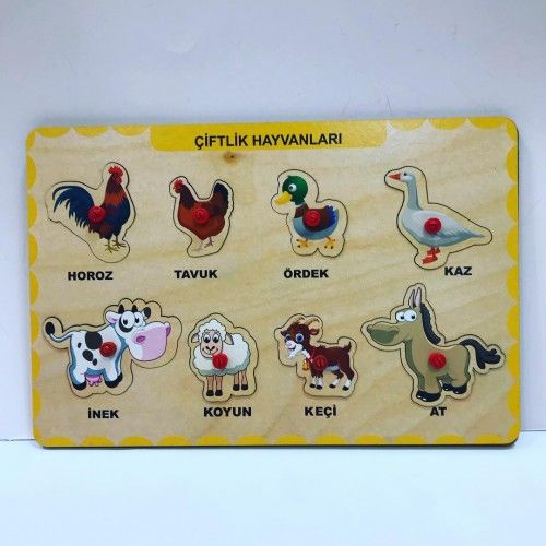 Toptan Ahşap Çiftlik Hayvanları Bultak
