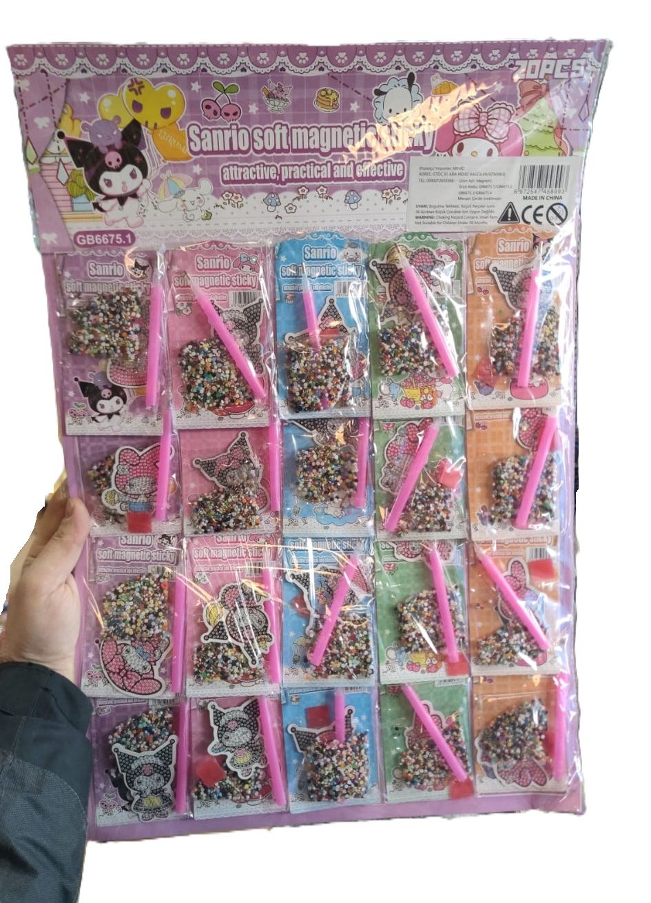 Toptan Boncuk Yapıştırma Seti Kuromi