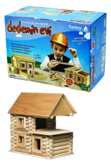 Toptan Ahşap Dedemin Evi Oyuncak Maketi