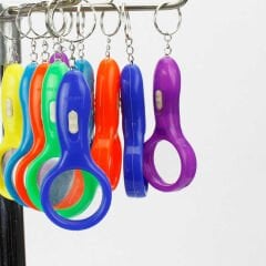 Toptan Işıklı Büyüteç Anahtarlık