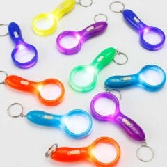 Toptan Işıklı Büyüteç Anahtarlık