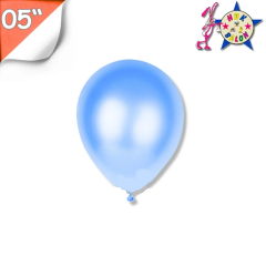 Toptan Balon 5'' Metalik Açık Mavi Hbk
