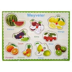 Toptan Ahşap Düğmeli Meyveli Bultak