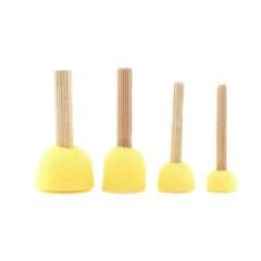 Toptan 4lü Ponpon Fırça Seti