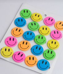 Toptan Rozet Renkli Gülen Yüz