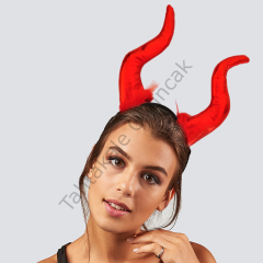 Toptan Halloween Malefiz Taç Kırmızı