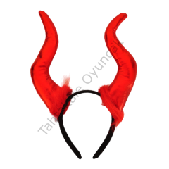 Toptan Halloween Malefiz Taç Kırmızı