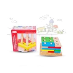 Toptan Ahşap Geçmeli Geometrik Şekil