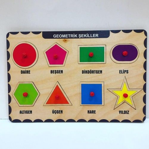 Toptan Ahşap Geometrik Bultak