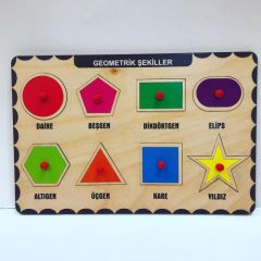 Toptan Ahşap Geometrik Bultak