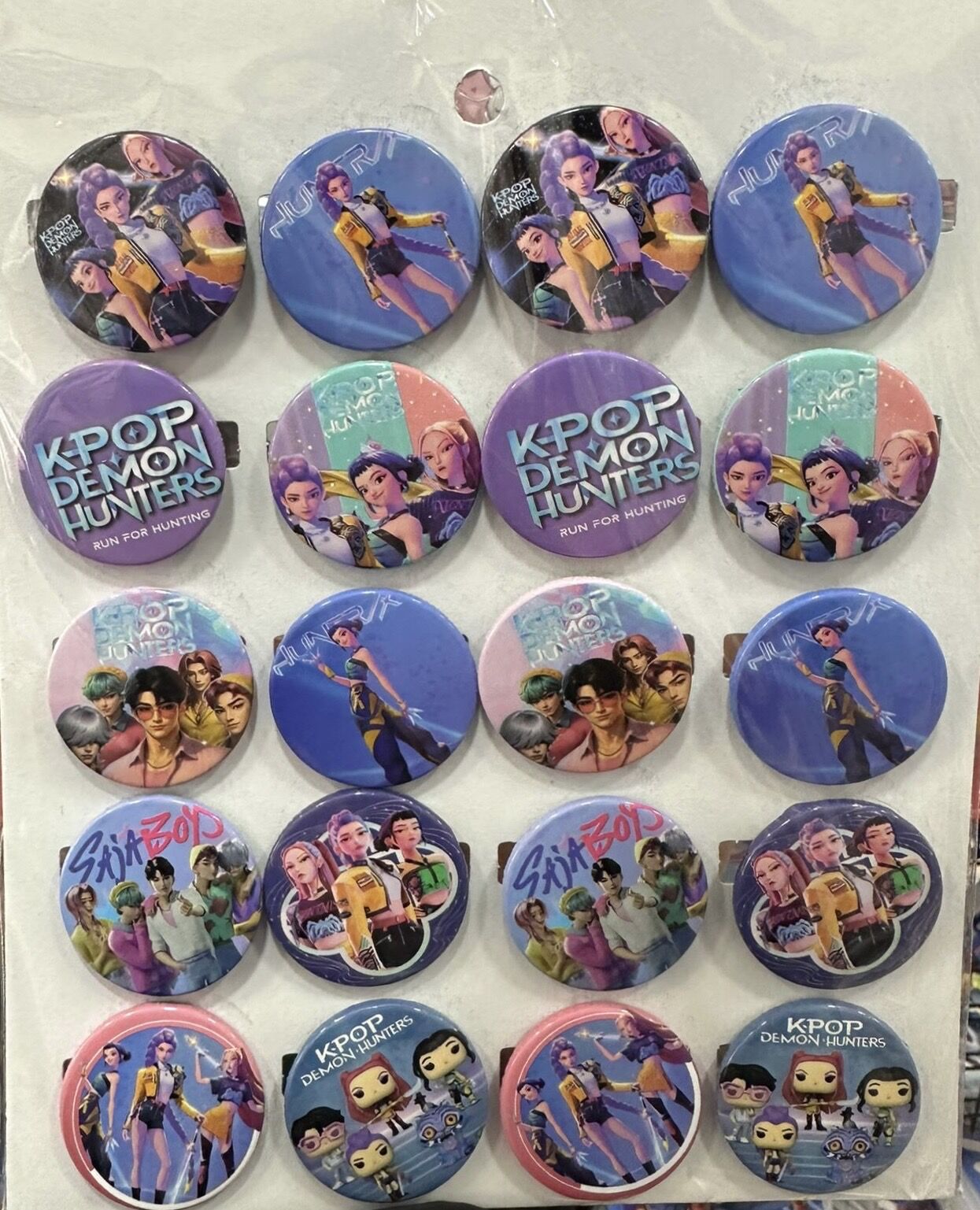 Toptan Rozet K-pop Demon Hunters