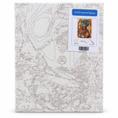 Toptan Numaralı Boyalı Tuval Seti 30x40 Cm