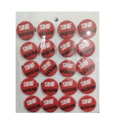 Toptan Rozet Sınıf Başkanı