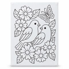 Toptan 35x50 Cm Desenli Tuval