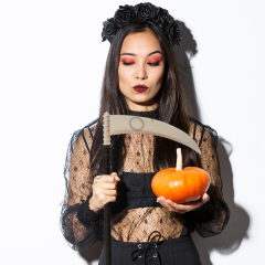 Toptan Halloween Aksesuar Azrail Orağı