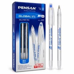 Toptan Pensan Global Tükenmez Kalem Mavi Renk 0.5 Mm