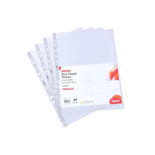 Toptan Noki Eco Poşet Dosya A4 (100'lü)