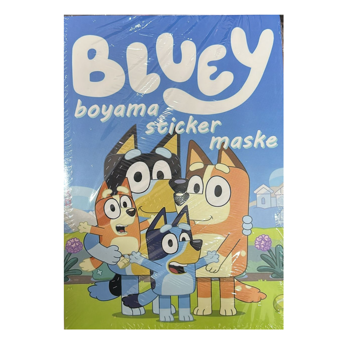 Toptan Boyama Kitabı Bluey Stickerli Maskeli