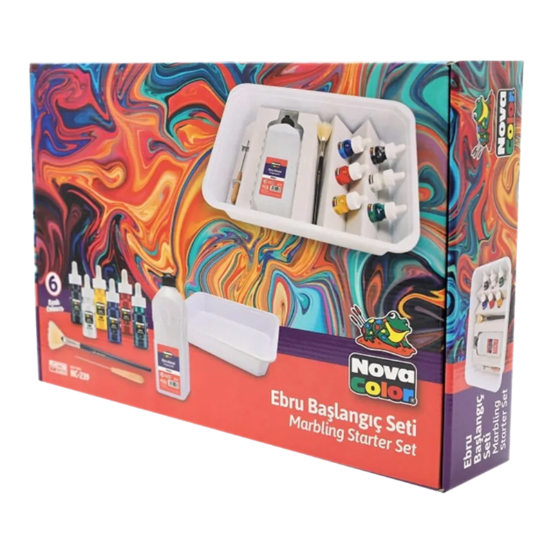 Toptan Nova Color Ebru Boya Seti
