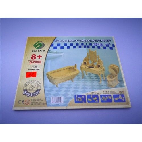 Toptan Ahşap Maket Banyo Takımı