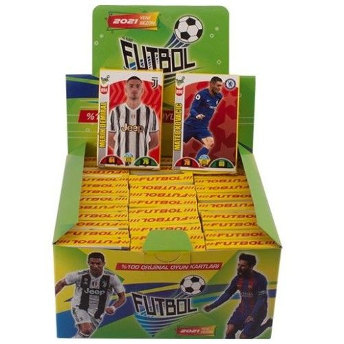 Toptan Oyuncak %100 Futbolcu Kartı 36 Lı Kutulu