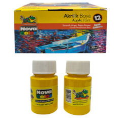 Toptan Nova Color 30 ml Sarı Akrilik Boya