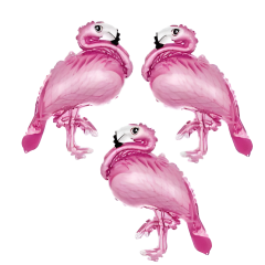 Toptan Folyo Balon Flamingo Mini 3’lü Set