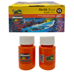 Toptan Nova Color 30 ml Turuncu Akrilik Boya