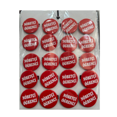 Toptan Rozet Nöbetçi Öğrenci