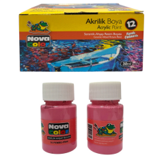 Toptan Nova Color 30 ml Pembe Akrilik Boya