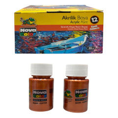 Toptan Nova Color 30 ml Bakır Akrilik Boya