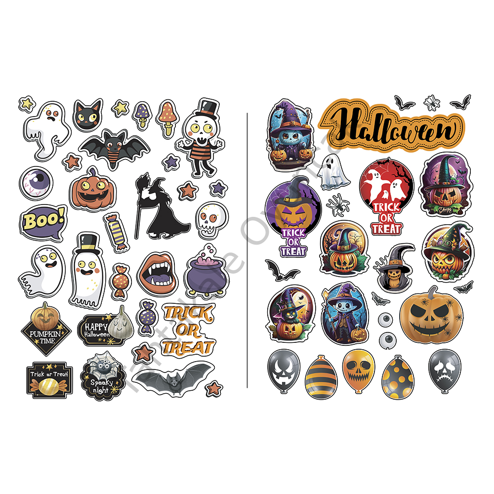 Toptan Halloween Sticker Seti