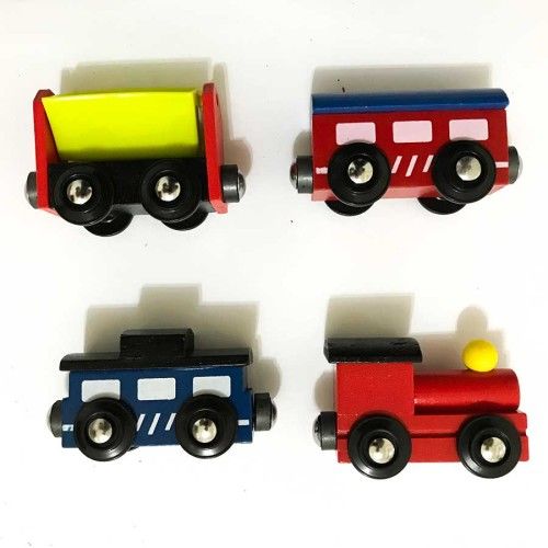 Toptan Ahşap Manyetik Tren Seti