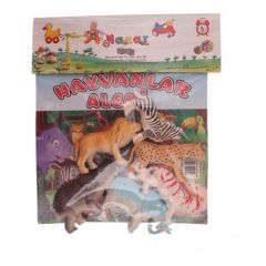 Toptan Oyuncak 6 Lı Hayvan Set