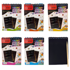 Toptan Beimo A-5 Telli Kazıma Gökkuşağı Defteri