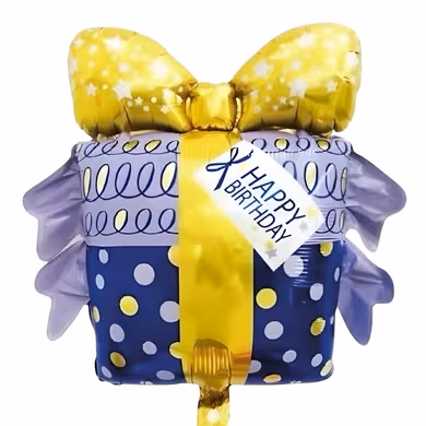 Toptan Folyo Balon Happy Birthday Hediye Kutusu