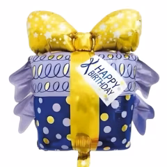 Toptan Folyo Balon Happy Birthday Hediye Kutusu
