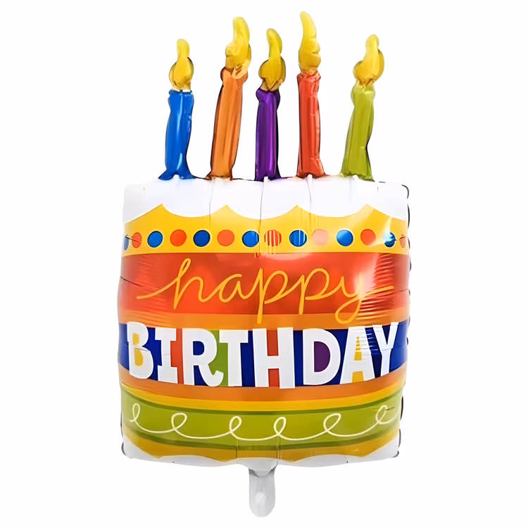 Toptan Folyo Balon Mumlu Kek