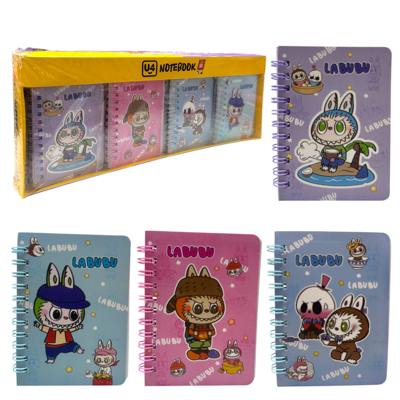 Toptan Labubu Telli Not Defteri A7