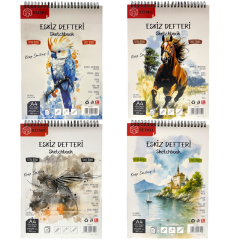 Toptan Beimo A-4 Telli Eskiz Defteri 160gr 25 Sayfa